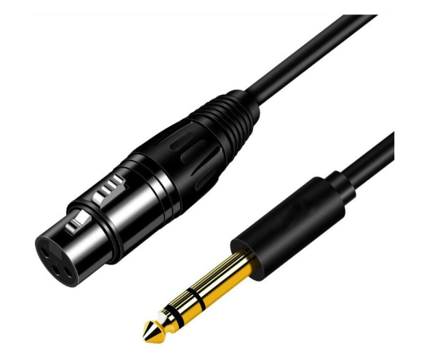 Mozos Kabel mikrofonowy XLR żeński - Jack 6.35 męski 3M - 1239305 - zdjęcie